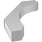 Ekena Millwork 4-in. W x 24-in. D x 36-in. H Legacy Architectural Grade PVC Knee Brace BRCP04X24X36LEC - alternate 2
